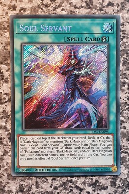 Yugioh LDS3-EN095 Soul Servant Secret Rare Limited Edition MINT-image