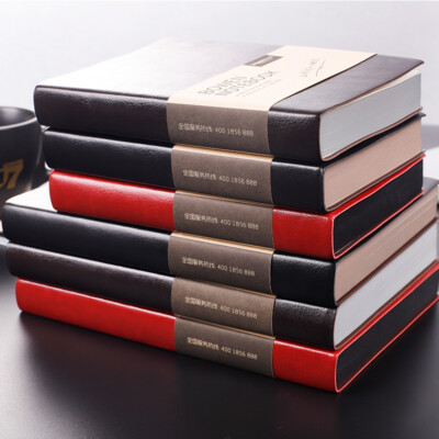 Thick PU Leather Vintage Journal Notebook Lined Paper Writing Diary 384 Pages-image