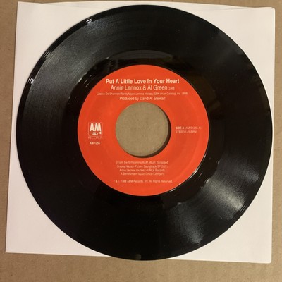 Annie Lennox & Al Green, 45 rpm,VG+,Put A Little Love In Your Heart, A&M AM-1255-image