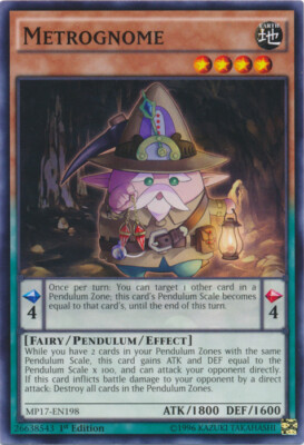 Metrognome - MP17-EN198 - Common - 1st Edition NM YuGiOh!  2017 Mega-Tin Mega Pa-image
