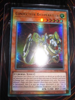 YU-GI-OH! UR DRIVER RECOVERER MP18-FR034 NEW EDITION 1 MEGA-TIN 2018-image