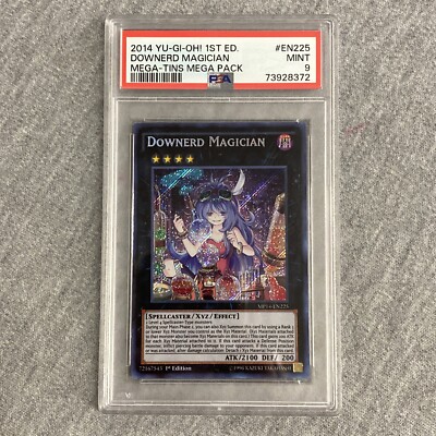 2014 Yu-Gi-Oh! Downerd Magician - MP14-EN225  1st Edition PSA 9-image