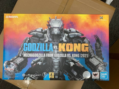 *DAMAGED* Godzilla Vs Kong: Mechagodzilla (2021) S.H.MonsterArts Action Figure-image