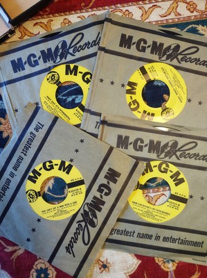 Annie Get Your Gun Box Set Vintage Original Soundtrack Music (4) 45 RPM Records-image