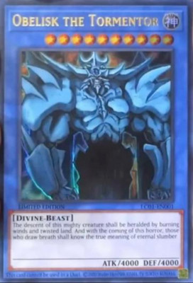 Obelisk the Tormentor [Ultra Rare] LC01-EN001 | YuGiOh Legendary Collection: 25t-image