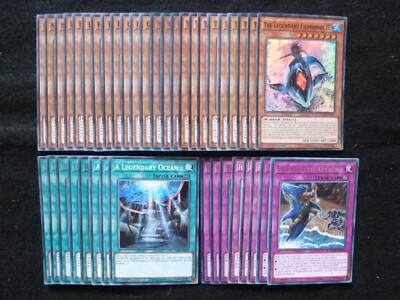 YU-GI-OH 40 CARD LEGENDARY FISHERMAN DECK  *READY TO PLAY*-image