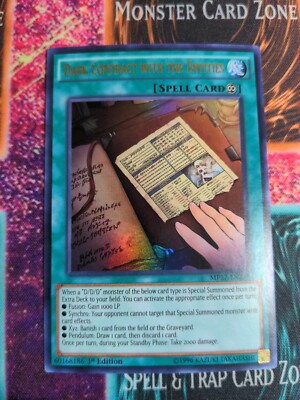 Yu-Gi-Oh! Dark Contract with the Entities MP17-EN239 1st Edition Ultra Rare NM -image