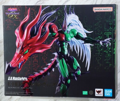 S.H.MonsterArts E. HERO Flame Wingman Yu-Gi-Oh Duel Monsters GX Bandai anime SHM-image