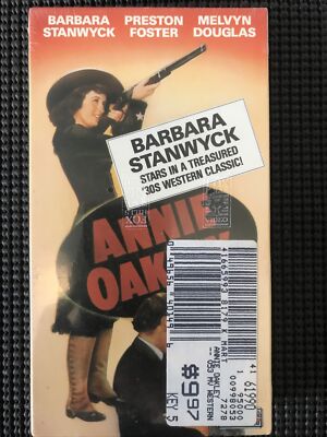 Annie Oakley (VHS) 1986 Barbara Stanwyck Preston Foster Melvyn Douglas ~ New!!!-image