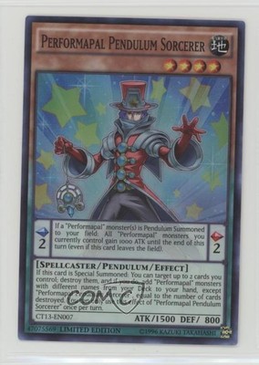 2016 Yu-Gi-Oh! Mega-Tins Limited Edition Performapal Pendulum Sorcerer 0y59-image