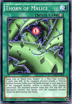 Thorn Of Malice LC5D-EN103 Yu-Gi-Oh! Light Play 1st Edition-image