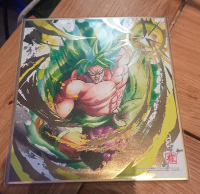 Dragon Ball Broly Super Saiyan Legendary Shikishi Art Japanese-image