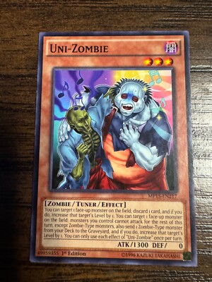 Yugioh! LP Uni-Zombie - MP15-EN217 - Common - 1st Edition Lightly Played, Englis-image