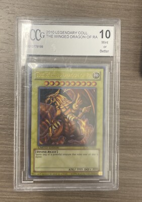 2010 Legendary Collection Winged Dragon of Ra LC01-EN003 BCCG 10 Mint-image