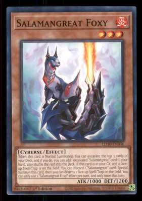 Yugioh Salamangreat Foxy #LD10-EN046 Legendary Duelists: Soulburning Volcano LP-image