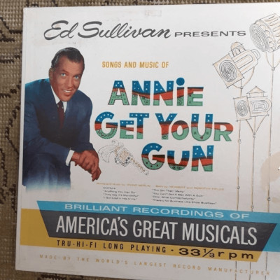 Ed Sullivan Presents Annie Get Your Gun lp vintage-image