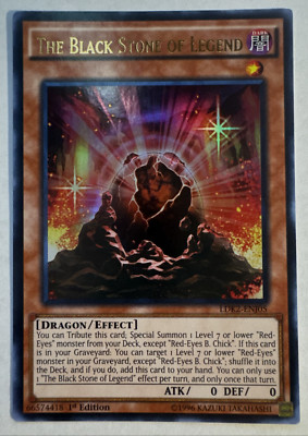 YuGiOh The Black Stone of Legend LDK2-ENJ05 Ultra Rare 1st Edition-image