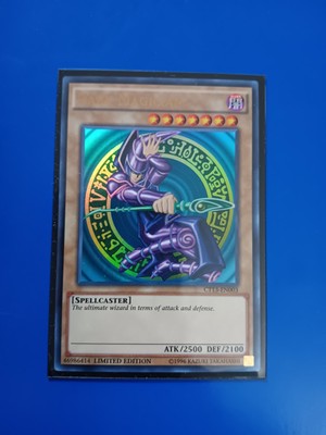 1x Dark Magician Ultra Rare Foil Reprint 2014 Mint Condition Limited Edition -image