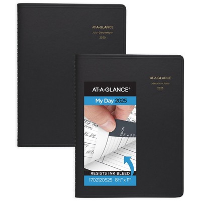2025 Appointment Book Planner, Daily, Eight Person Group Planner, 8-1/2