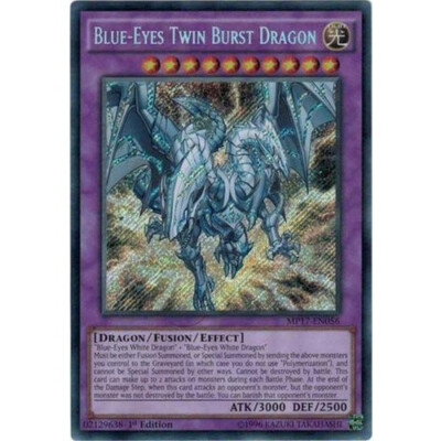Yugioh Blue-Eyes Twin Burst Dragon MP17-EN056 1st Edition Secret Rare NM-image