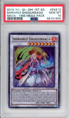 2016 Yu-Gi-Oh! Mega-Tins Mega Pack Shiranui Shogunsaga #EN212 PSA 10-image