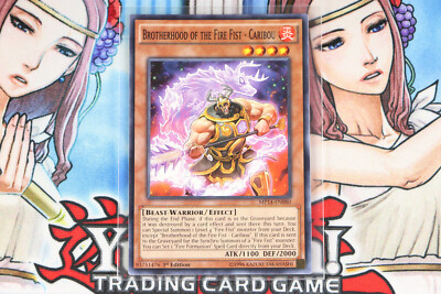 Yugioh Brotherhood of the Fire Fist - Caribou MP14-EN080 1st Edition Common-image