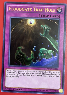 Yugioh Floodgate Trap Hole MP17-EN114 - Ultra Rare 1st Edition -image