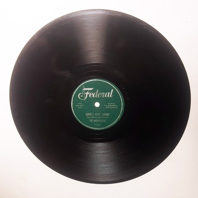 THE MIDNIGHTERS Annie's Aunt Fannie/Crazy Loving FEDERAL 12200 E/EE+ 78RPM HEAR-image