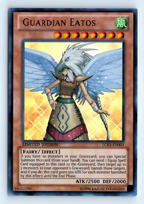 Yu-Gi-Uh Guardian Eatos #LC03-EN003 Legendary Collection 3: Yugi's World tcg-image