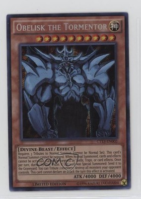 2016 Yu-Gi-Oh! Mega-Tins Limited Edition SCR Obelisk the Tormentor 3g6-image
