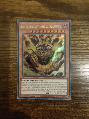 BLTR-EN051 The Legendary Exodia Incarnate : Secret Rare 1st Edition YuGiOh Card-image