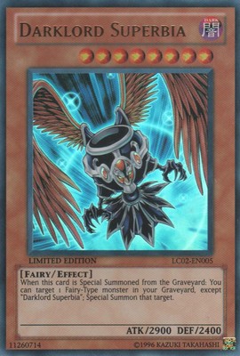 Darklord Superbia - LC02-EN005 - Ultra Rare - Limited Edition - Moderately Playe-image
