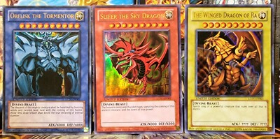 Obelisk the Tormentor + Slifer the Sky Dragon + Winged Dragon of Ra LC01 NM-/M-image