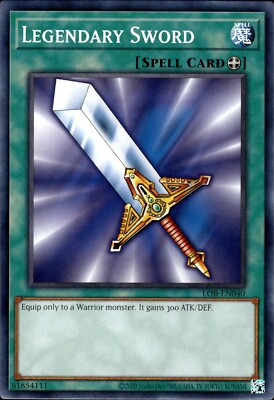 Legendary Sword - LOB-EN040 - NM - YuGiOh-image
