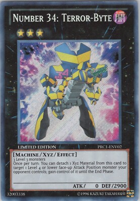 Number 34: Terror-Byte NM PRC1 LTD 2012 Premium Collection Tin Yugioh-image