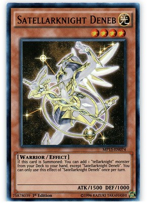 Satellarknight Deneb - MP15-EN074 - Ultra Rare - 1st Edition x1 Moderately Playe-image