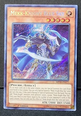 Yugioh!  Collector's Mekk-Knight Blue Sky - MP18-EN177 - Secret +BONUS -image