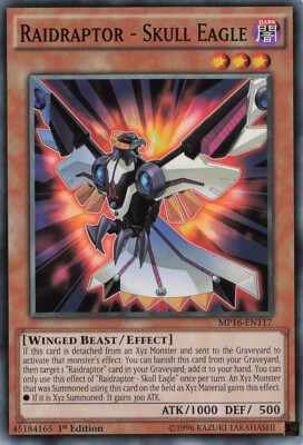 Yu-Gi-Oh! Raidraptor - Skull Eagle MP16-EN117 Common 1st Edition NM-image
