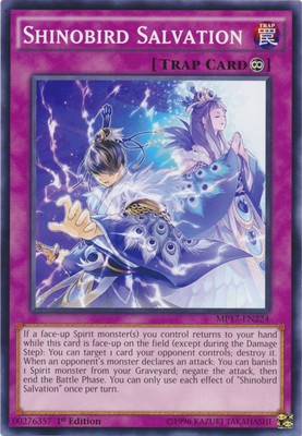 Shinobird Salvation - MP17-EN224 - Common - 1st Edition Near Mint 2017 Mega Tin -image