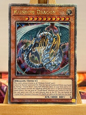Rainbow Dragon TN23-EN004 Quarter Century Secret Rare English NM YUGIOH-image