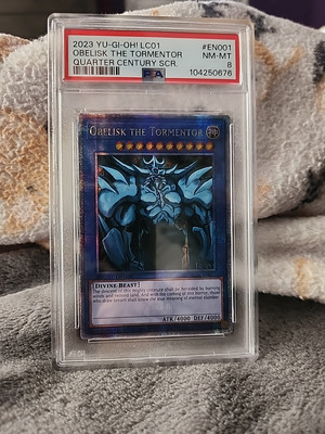 2023 YU-GI-OH! LEGEND COLLECTION 25TH ANNIVERSARY ED OBELISK THE TORMENTOR PSA 8-image