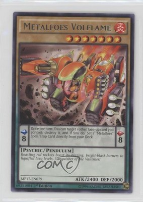 Metalfoes Volflame 1st Ed. YuGiOh Mega-Tins Mega Pack #MP17-EN079 00jz-image