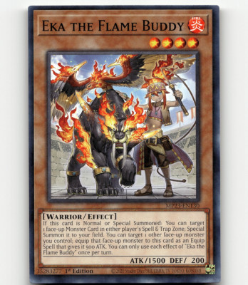 Yugioh Eka the Flame Buddy 25th Anniv. Tin: Dueling Heroes Mega Pack-image