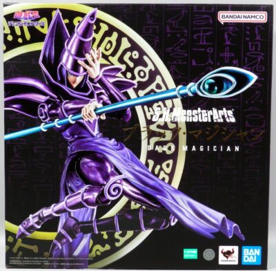 S.H.MonsterArts Yu-Gi-Oh! Duel Monsters DARK MAGICIAN Action Figure Bandai-image