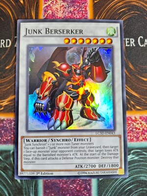 Yu-Gi-Oh! TCG Junk Berserker LC5D-EN043 Super Rare 1st Edition Near Mint-image