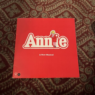 Annie A New Musical Original Cast LP Record 1977 Columbia JS 34712 # 381-image