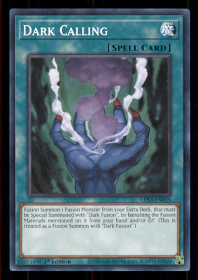 Yugioh Dark Calling #LDS3-EN035 Legendary Duelists: Season 3 LP-image