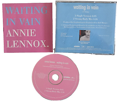 ANNIE LENNOX EURYTHMICS WAITING IN VAIN 2 VERSIONS RARE 1995 USA PROMO-ONLY CD-image
