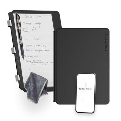 New Pro 2.0 Smart Notebook | Black | Scannable Office Notebook with 20 Sheet ...-image