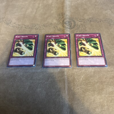 Yugioh! Burst Breath x3 LDK2-ENJ39 Playset NEW Unlimited NM/M-image